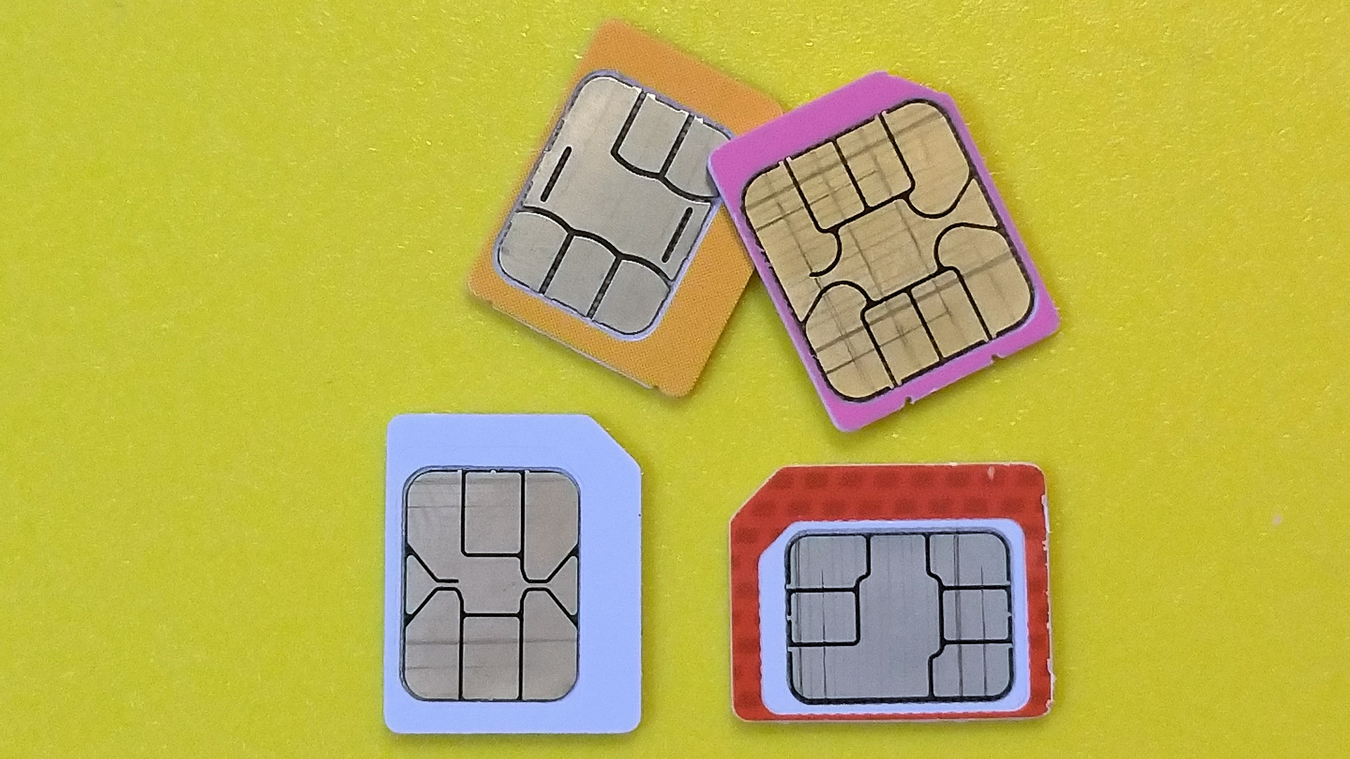 SIM cards personal device